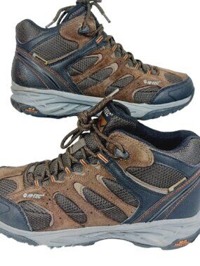 HI-TEC Men's V-lite Wild-fire Mid-Top I Waterproof Trekking Hiking Boots Sz 9.5M